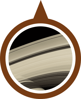 Geological picture of planet Saturn