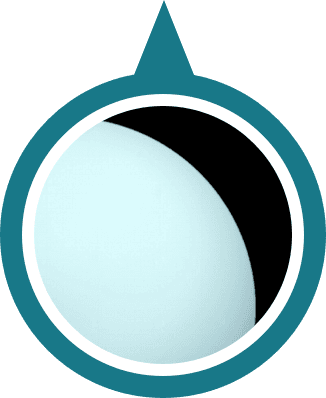Geological picture of planet Uranus